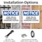 Signmission Fork Truck Parking And Charging Station, 10 in W x Rectangle, Plastic OS-2PACK-NS-P-710-L-12879 - alternate 7